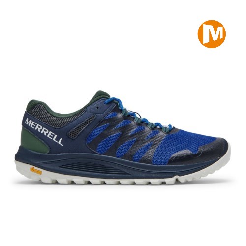 Merrell Nova 2 X See America Laufschuhe Herren Blau/Grün [DE-LVPTA]